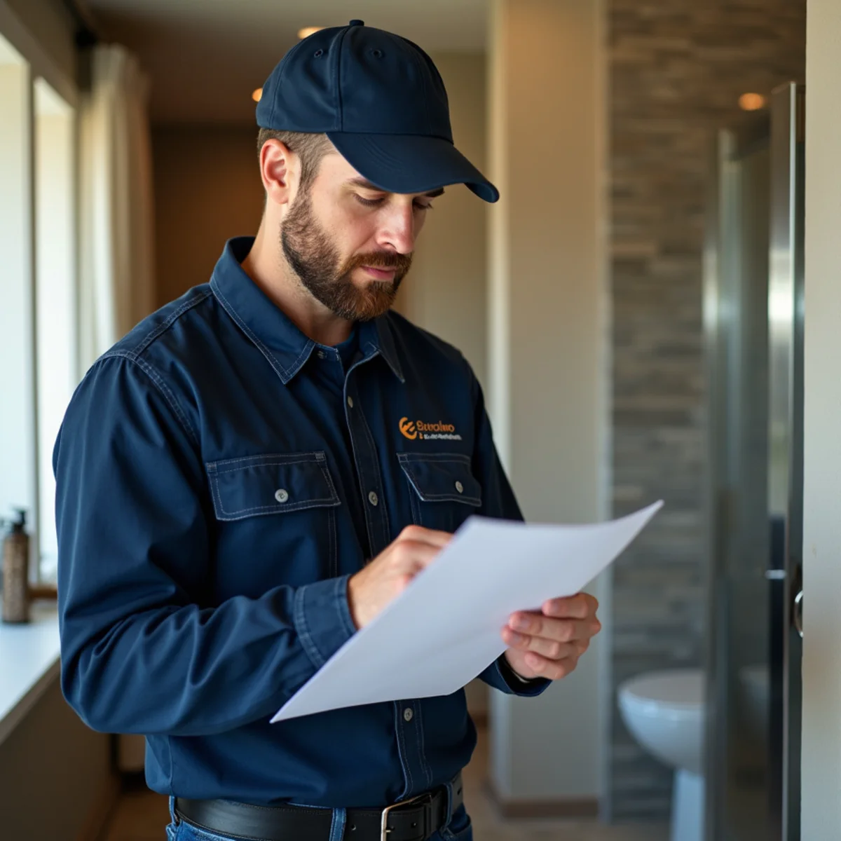 Master plumber performing annual estate plumbing audit in Southlake