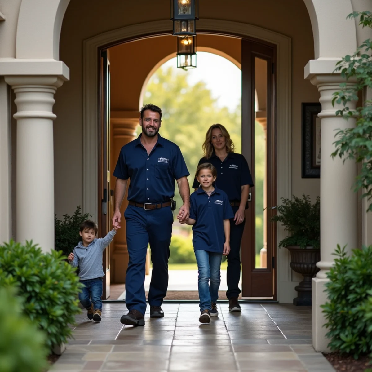 Licensed plumber testing gas line pressure in Southlake residence