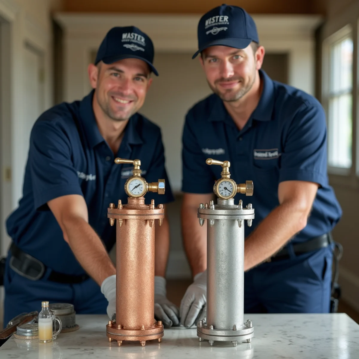 Water softener and dual filtration system protecting home fixtures
