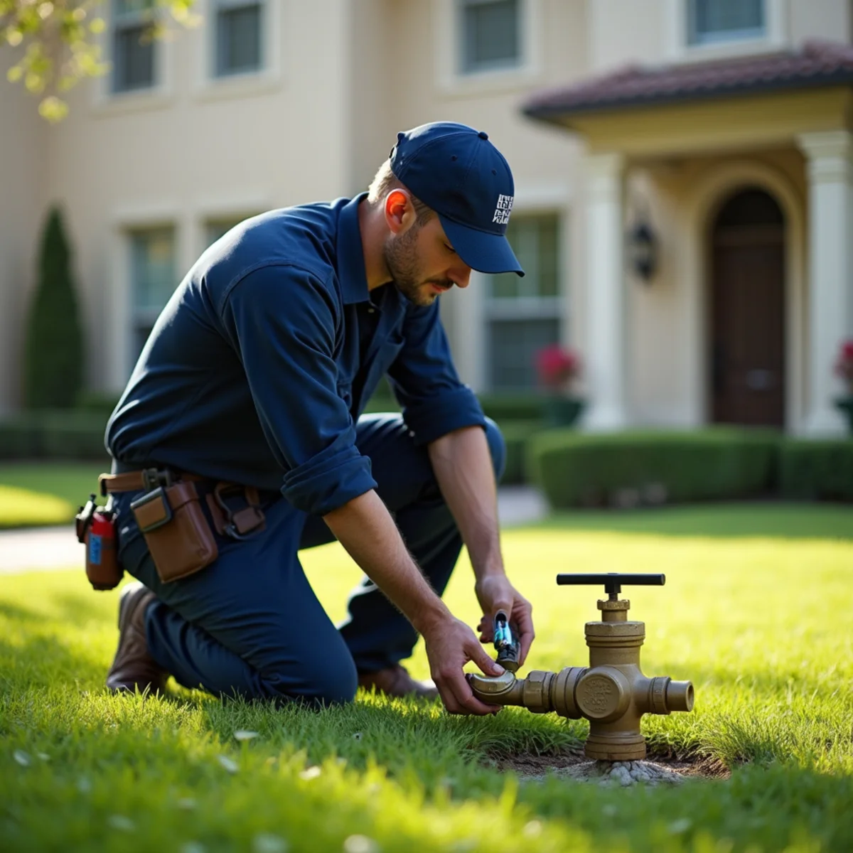 Electronic leak detection testing on residential water supply meter
