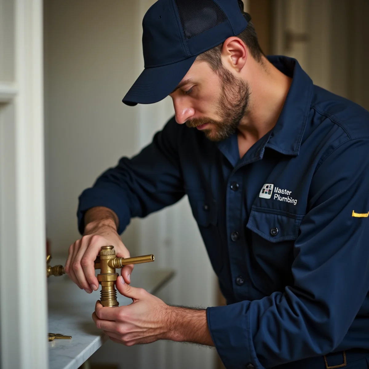 Master plumber performing 24/7 emergency plumber diagnostics in Southlake TX