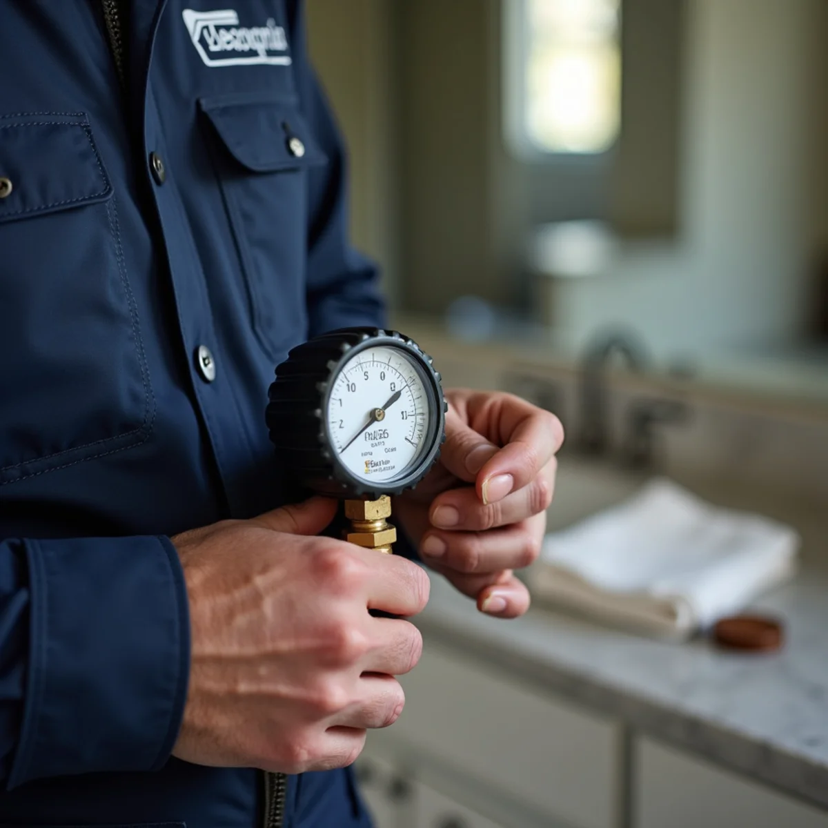 Master plumber performing gas line repair & installation diagnostics in Southlake TX