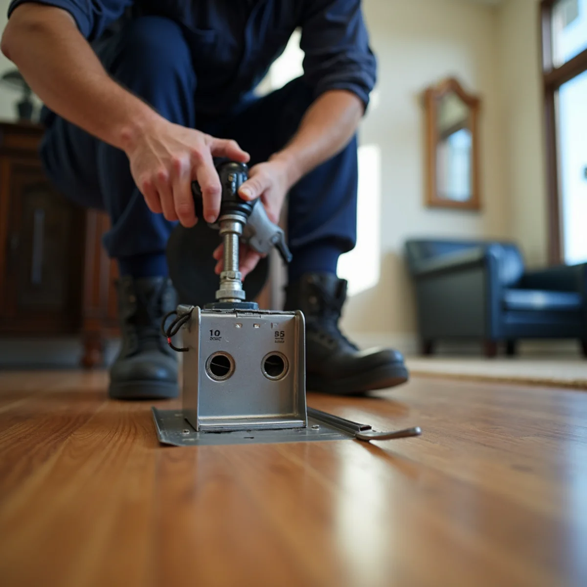 Precision non-invasive leak detection tooling and equipment in Southlake home