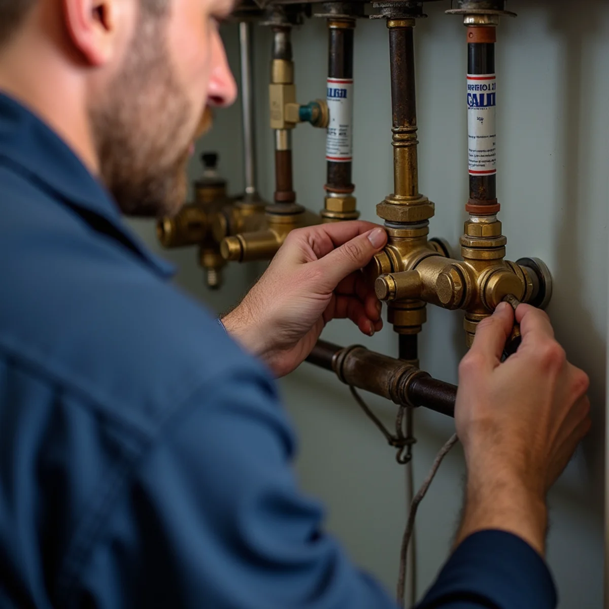 Precision whole-home repiping tooling and equipment in Southlake home