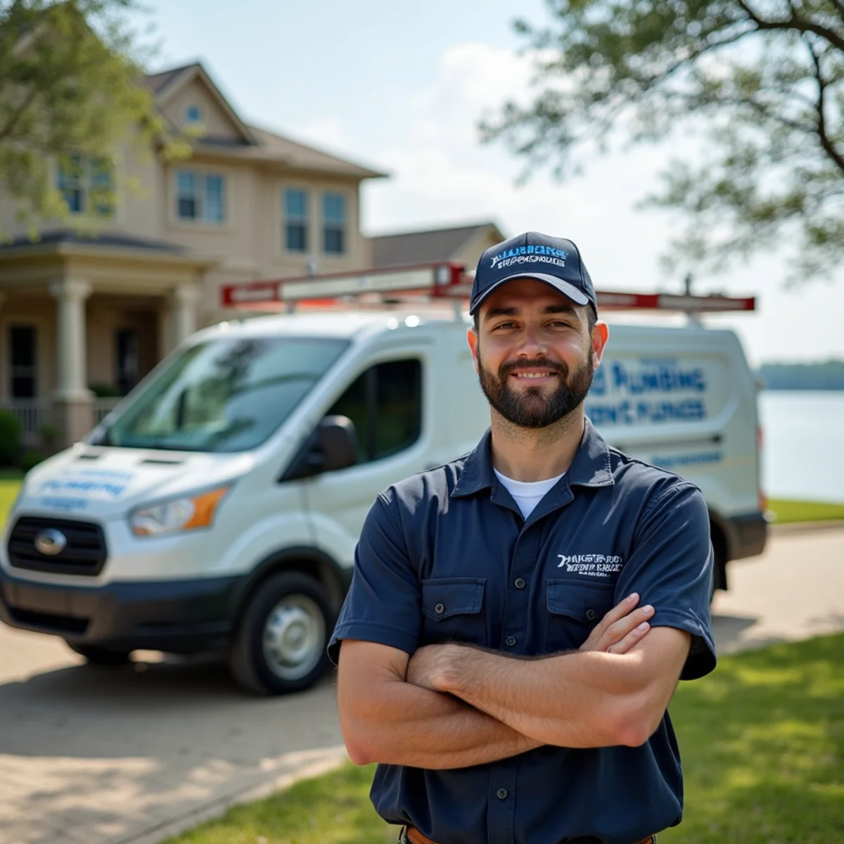 Town Square Plumbing Co service vehicle in Azle TX