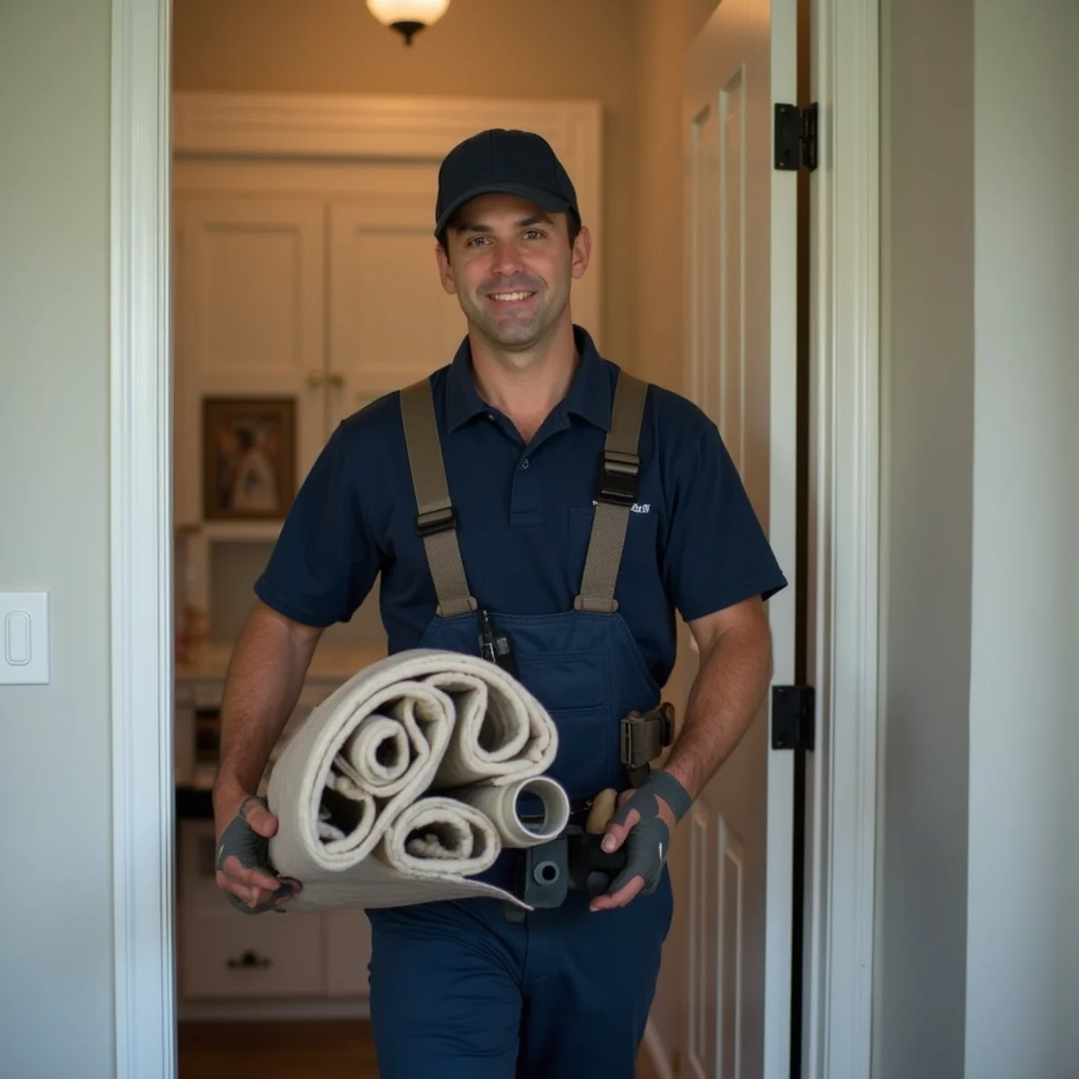 Town Square Plumbing master technician on site in Bedford TX