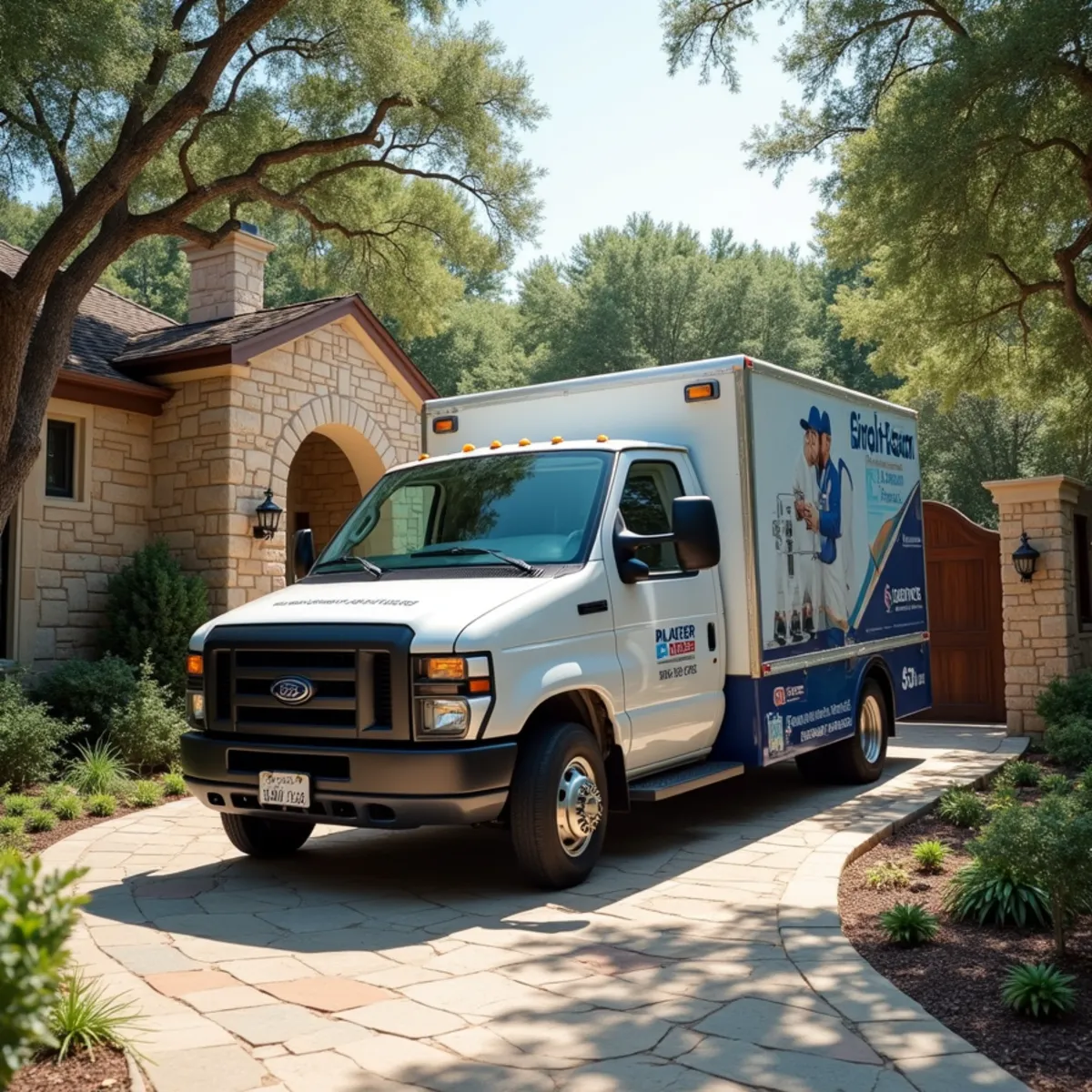 Town Square Plumbing Co service vehicle in Copper Canyon TX