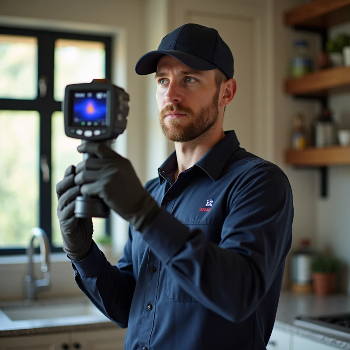 Town Square Plumbing master technician on site in Double Oak TX