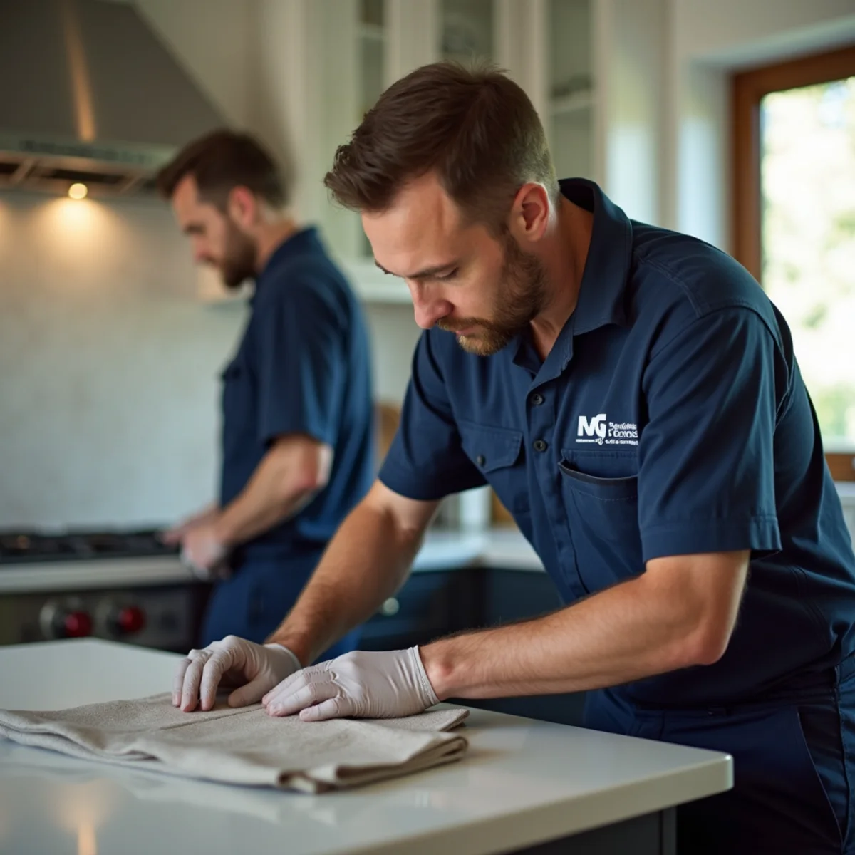 Town Square Plumbing master technician on site in Ponder TX