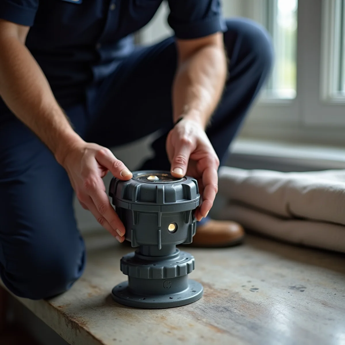 Master plumber performing sewer line repair & replacement diagnostics in Southlake TX